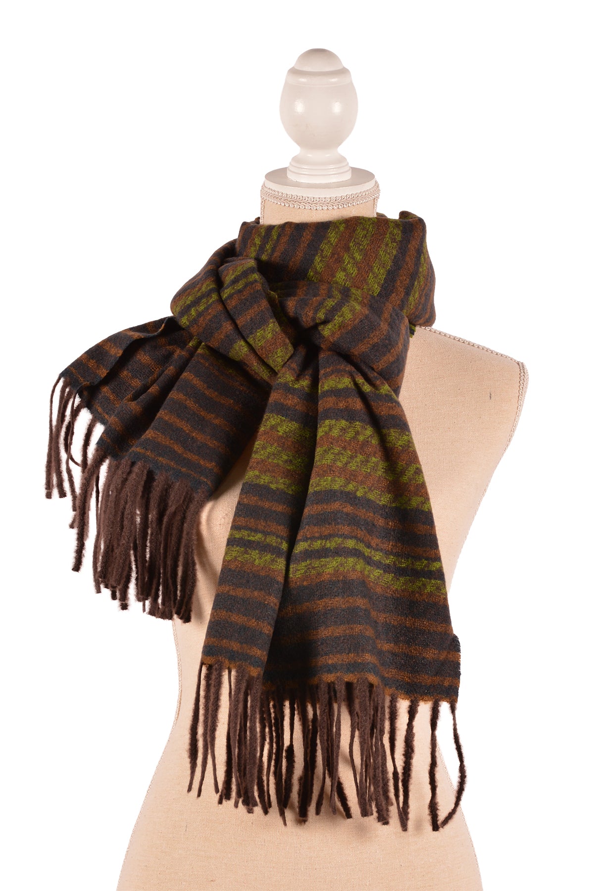 GR 27.5X71" STRIPE SCARF