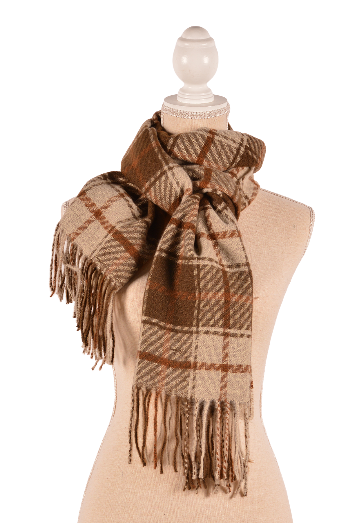BE 26X71" TARTAN SCARF