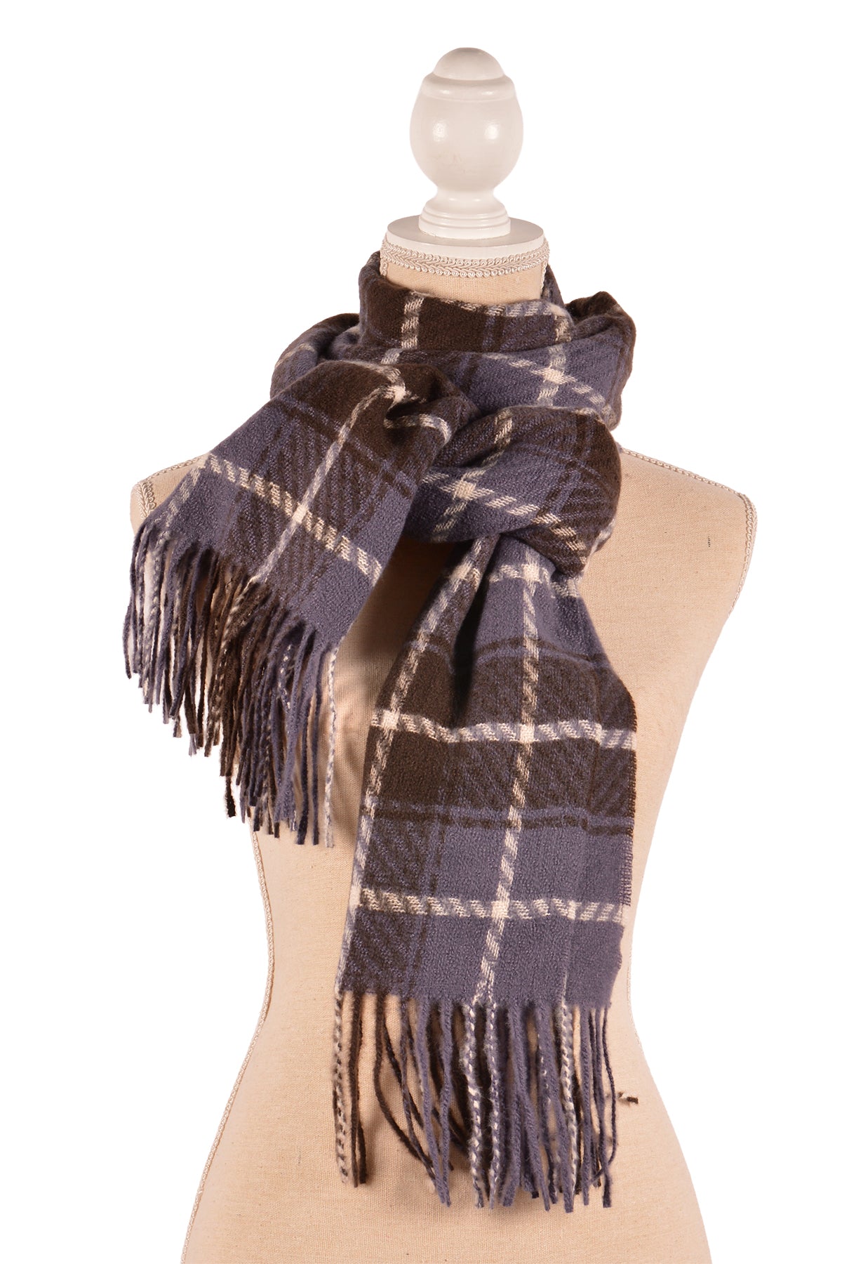 PU 26X71" TARTAN SCARF