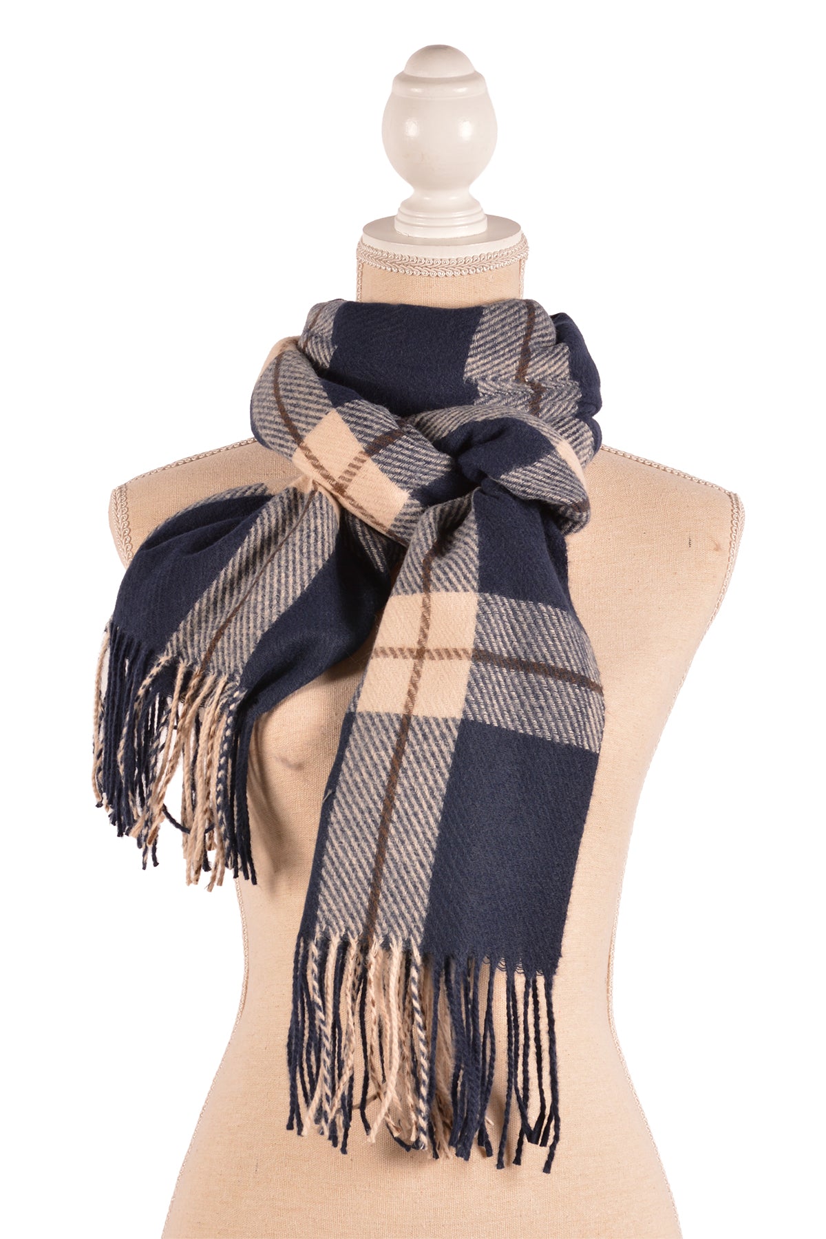 NA 26X71" PLAID SCARF