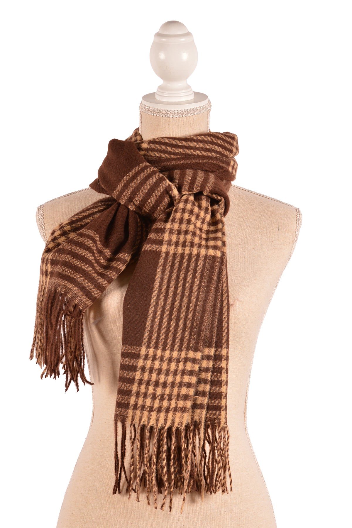BR 26X71" PLAID SCARF