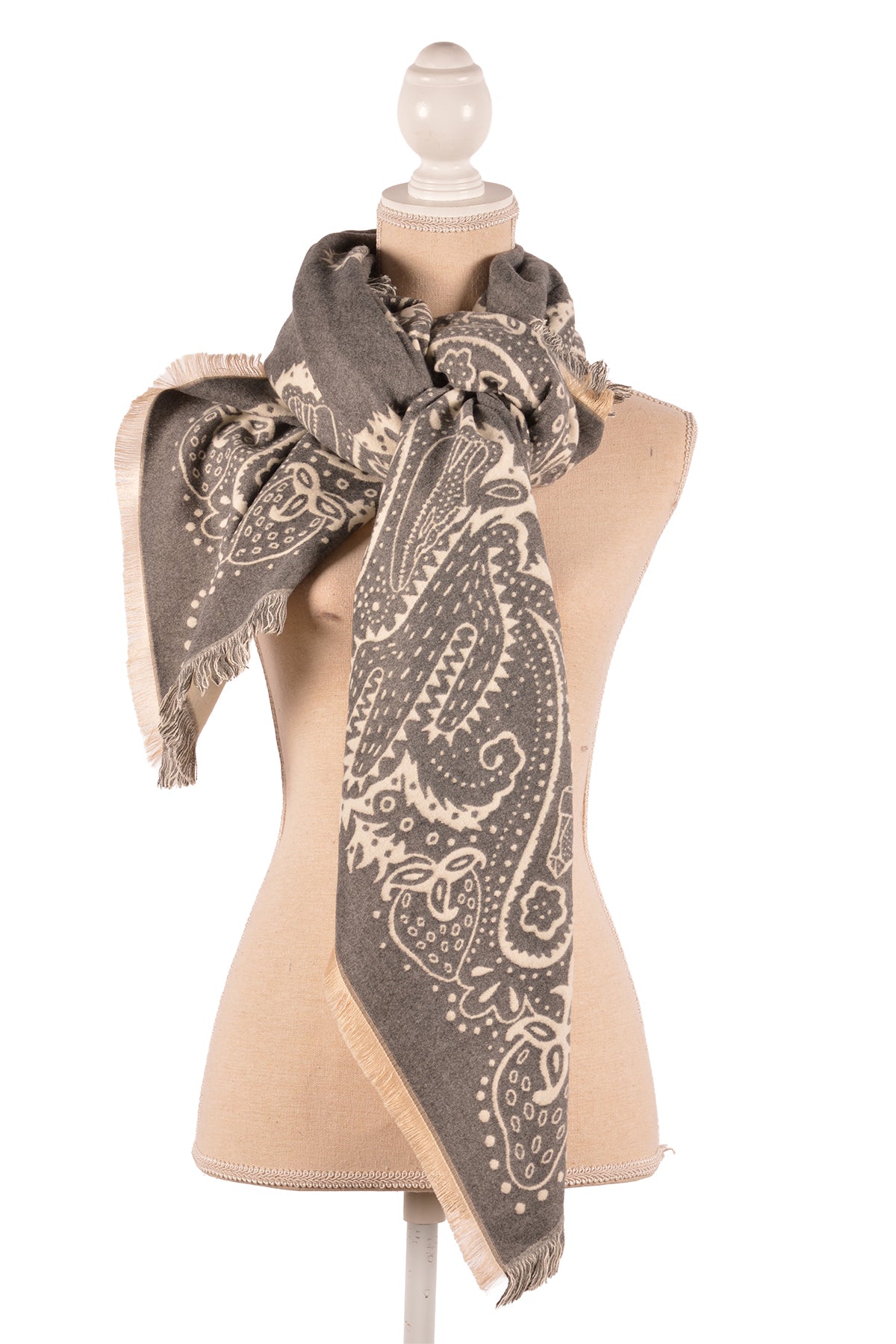 GY 51X51" PAISLEY SCARF