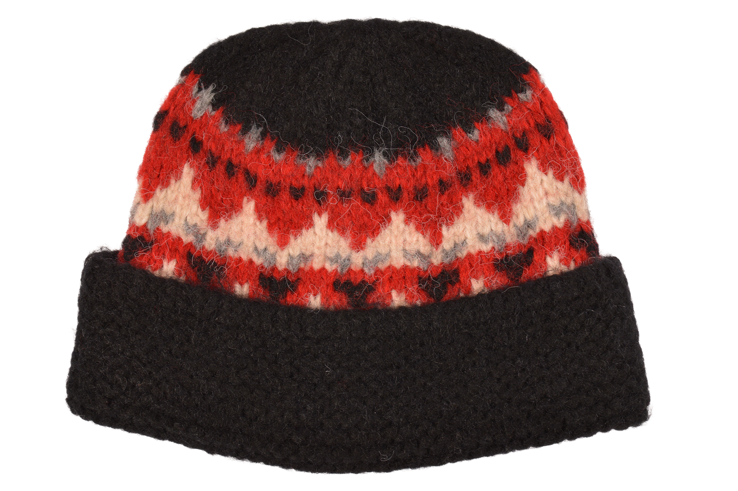 BK FAIR ISLE KNIT HAT