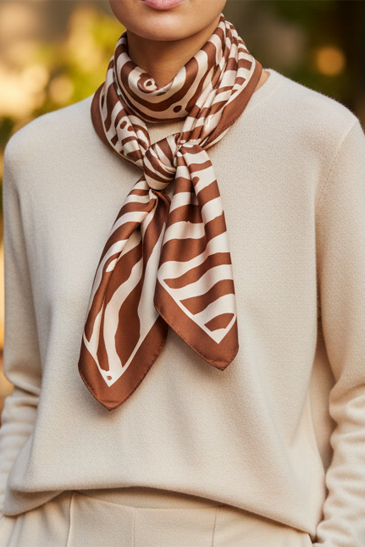 BR 35.5" CONTESSA ZEBRA SCARF
