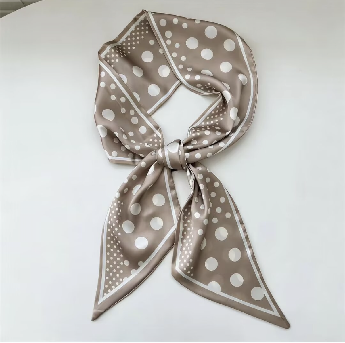 Be Polka Dot Skinny Scarf 5x57"