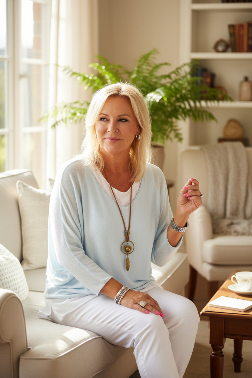 LBL 2PC TUNIC W/NECKLACE