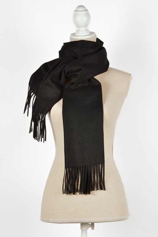 BK SOLID SCARF 13X76"