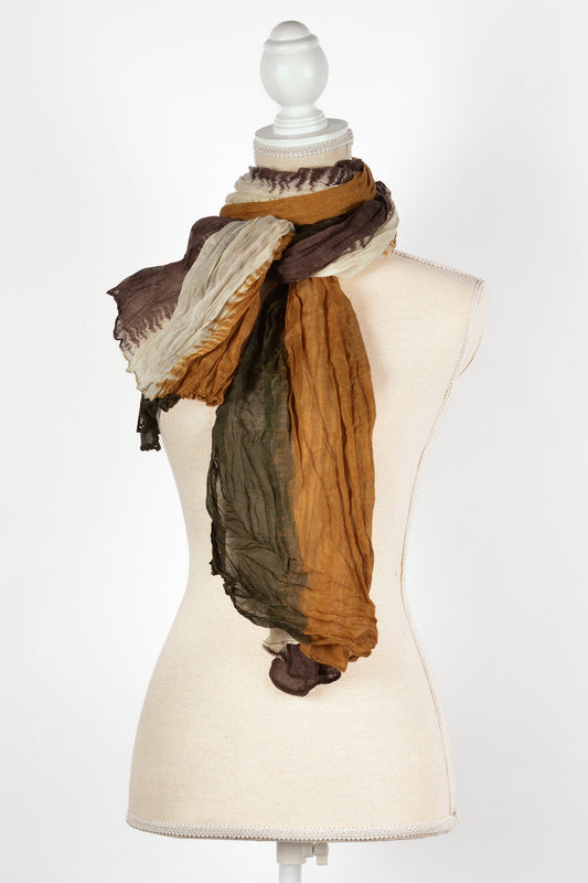 BR CRINKLE SCARF 28X72"