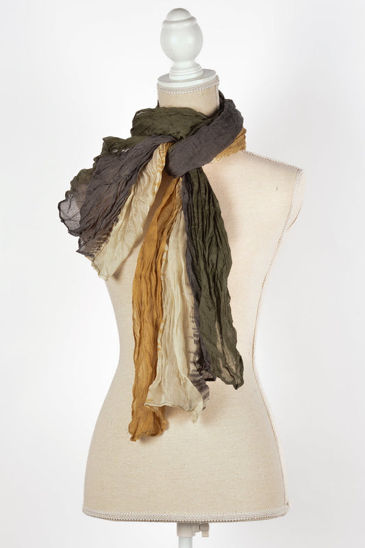 YL CRINKLE SCARF 28X72"
