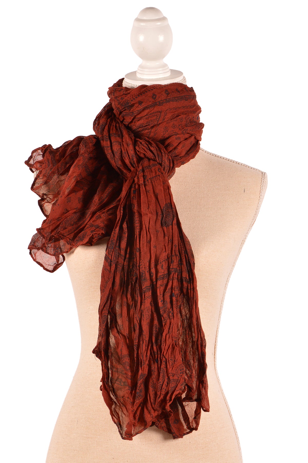 BU 31.5X71" PAISLEY SCARF