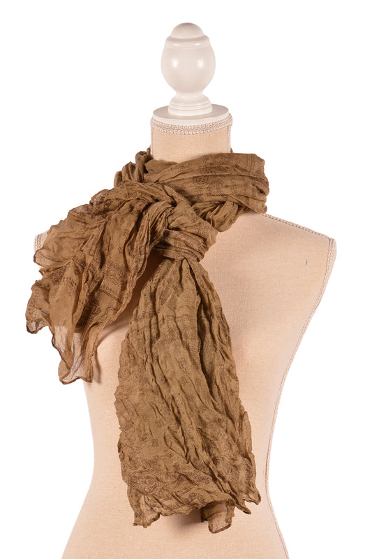 TA 31.5X71" PAISLEY SCARF