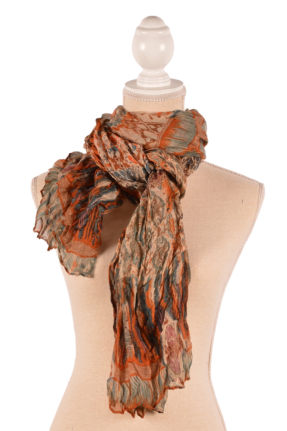GR 31.5X71" CRINKLE SCARF