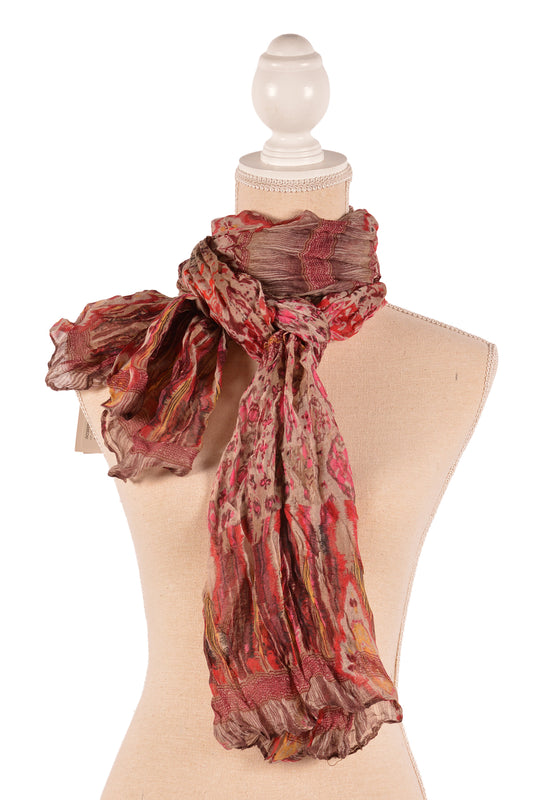 HPK 31.5X71" CRINKLE SCARF