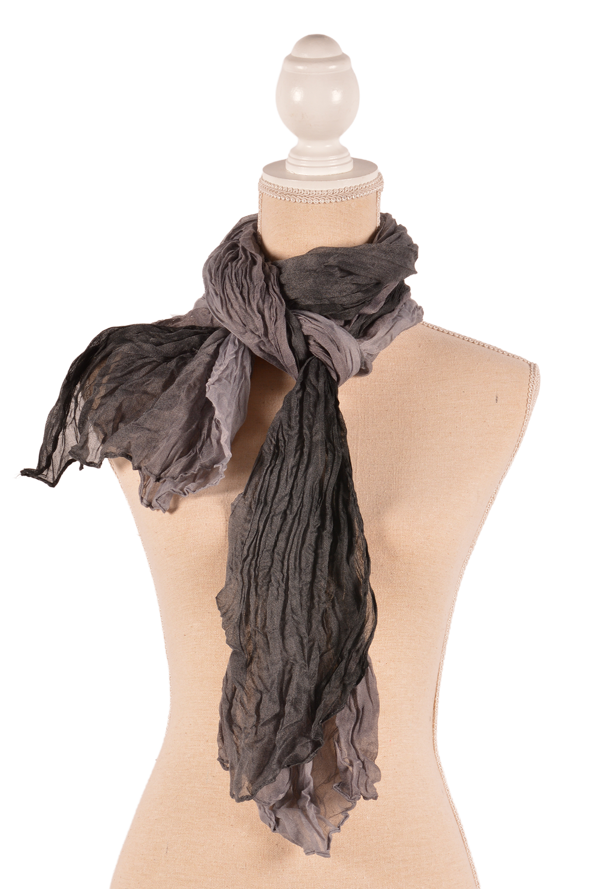 BK 31.5X71"OMBRE CRINKLE SCA