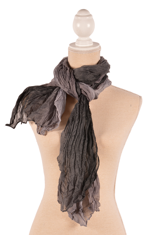 BK 31.5X71"OMBRE CRINKLE SCA