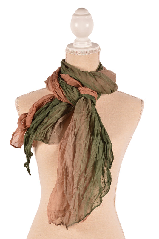 GR 31.5X71"OMBRE CRINKLE SCA