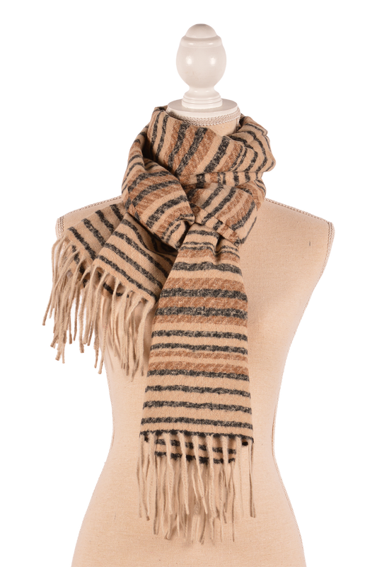 BE 27.5X71" STRIPE SCARF