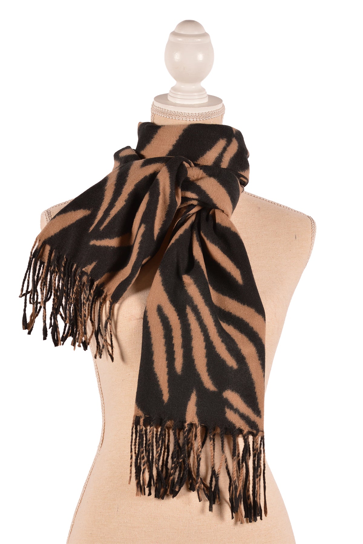 CA 27.5X71" ZEBRA PRINT SCARF