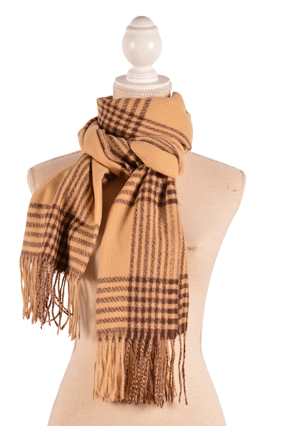CA 26X71" PLAID SCARF