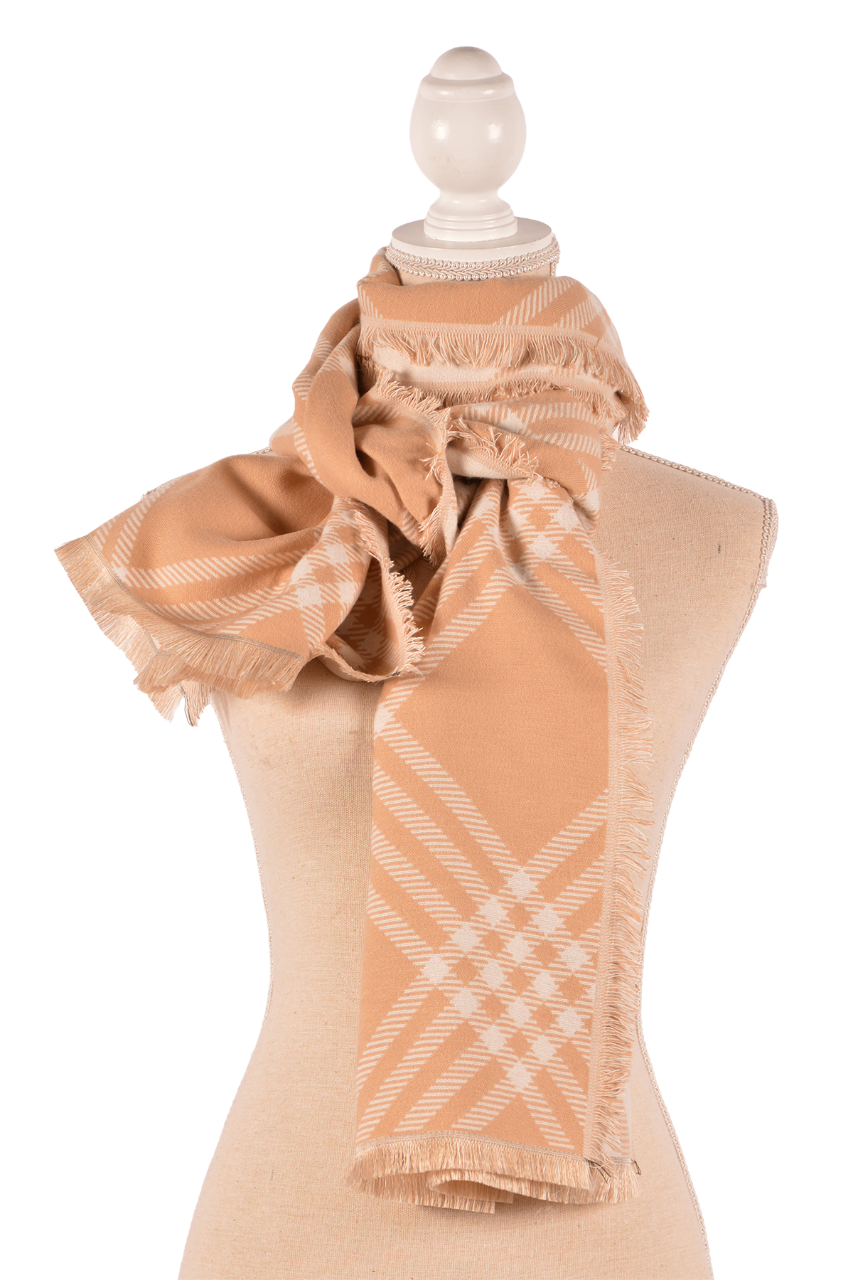 BE 24X75" DIA PLAID SCARF