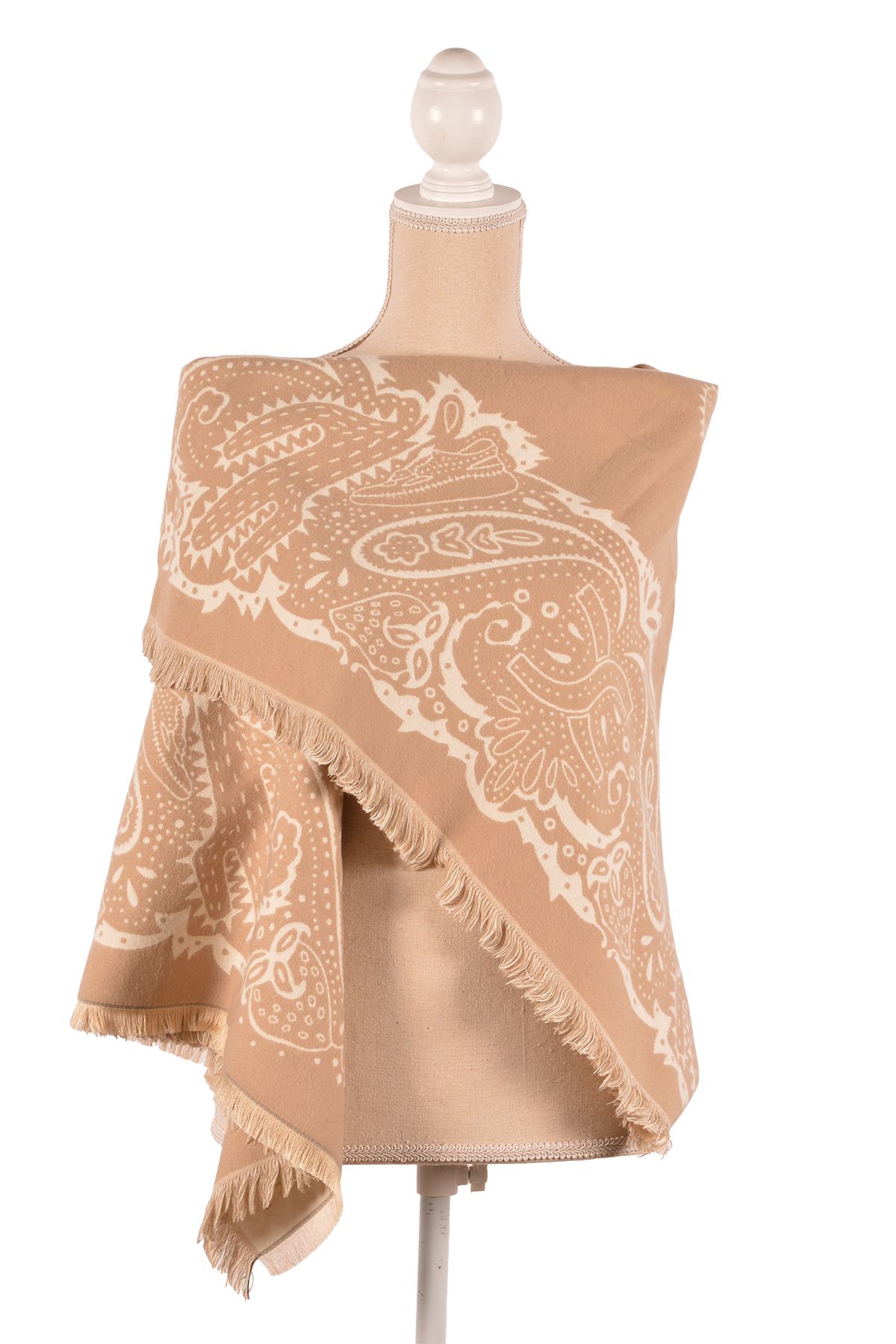 BE 51X51" PAISLEY SCARF