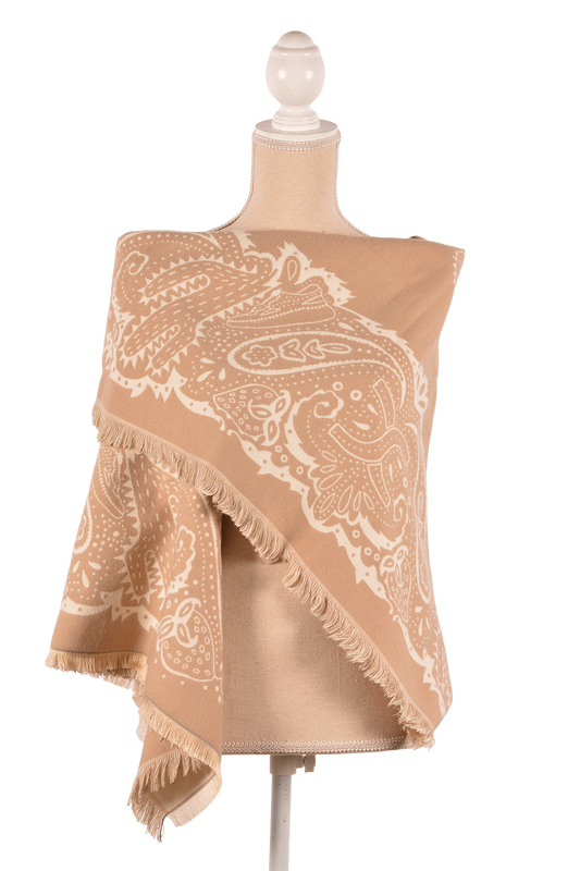 BE 51X51" PAISLEY SCARF