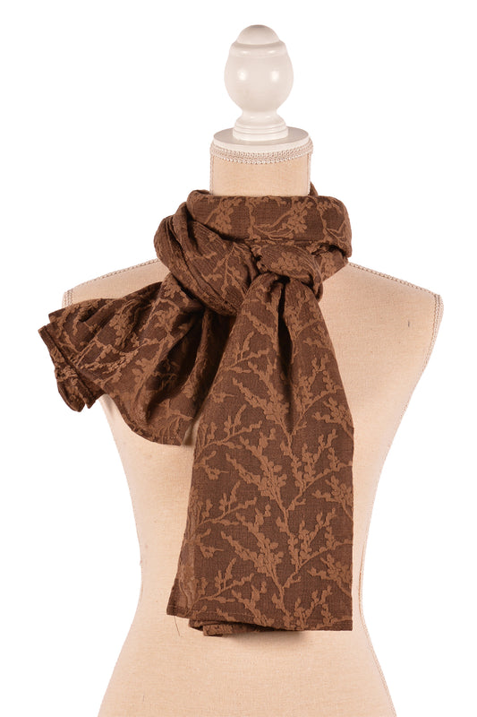 BR 27.5X71" LACE PRINT SCARF