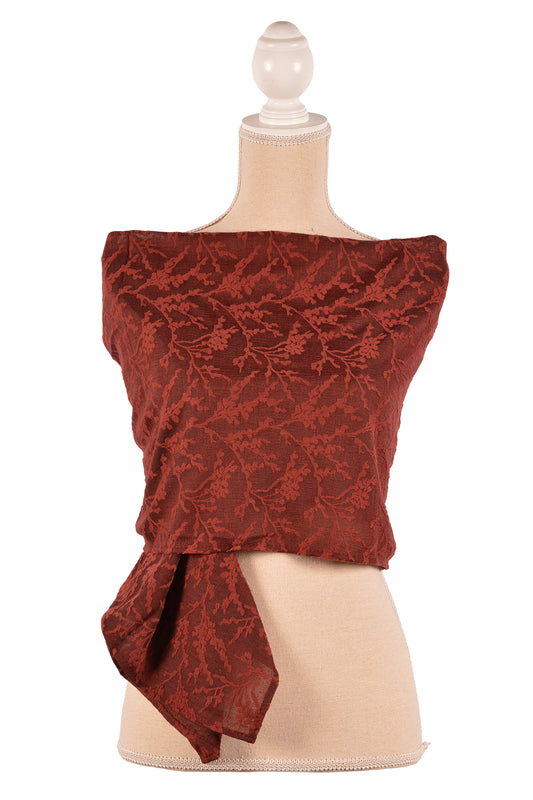 BU 27.5X71" LACE PRINT SCARF