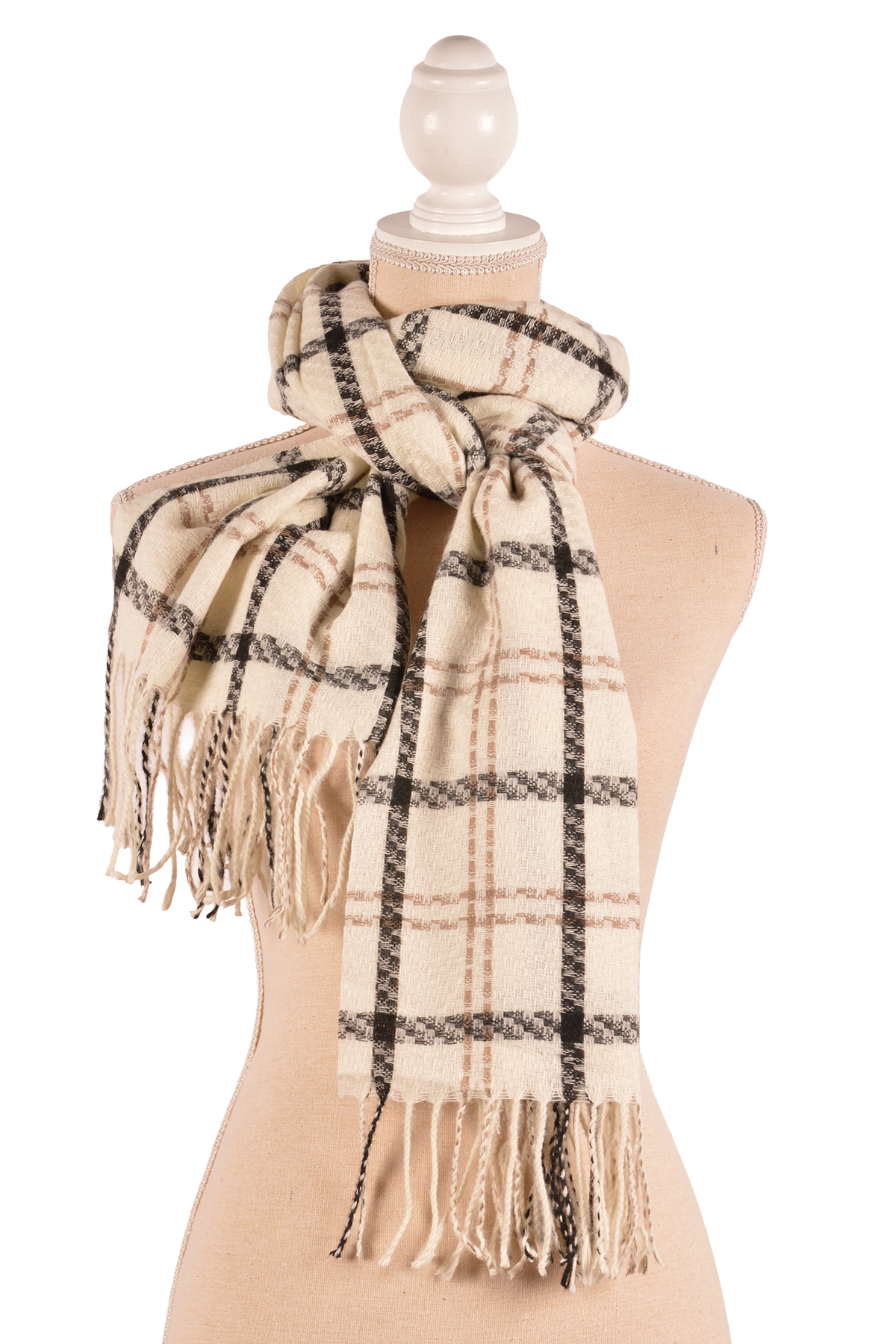 BE 26X72" LG PLAID SCARF