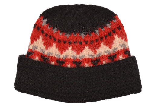 BK FAIR ISLE KNIT HAT