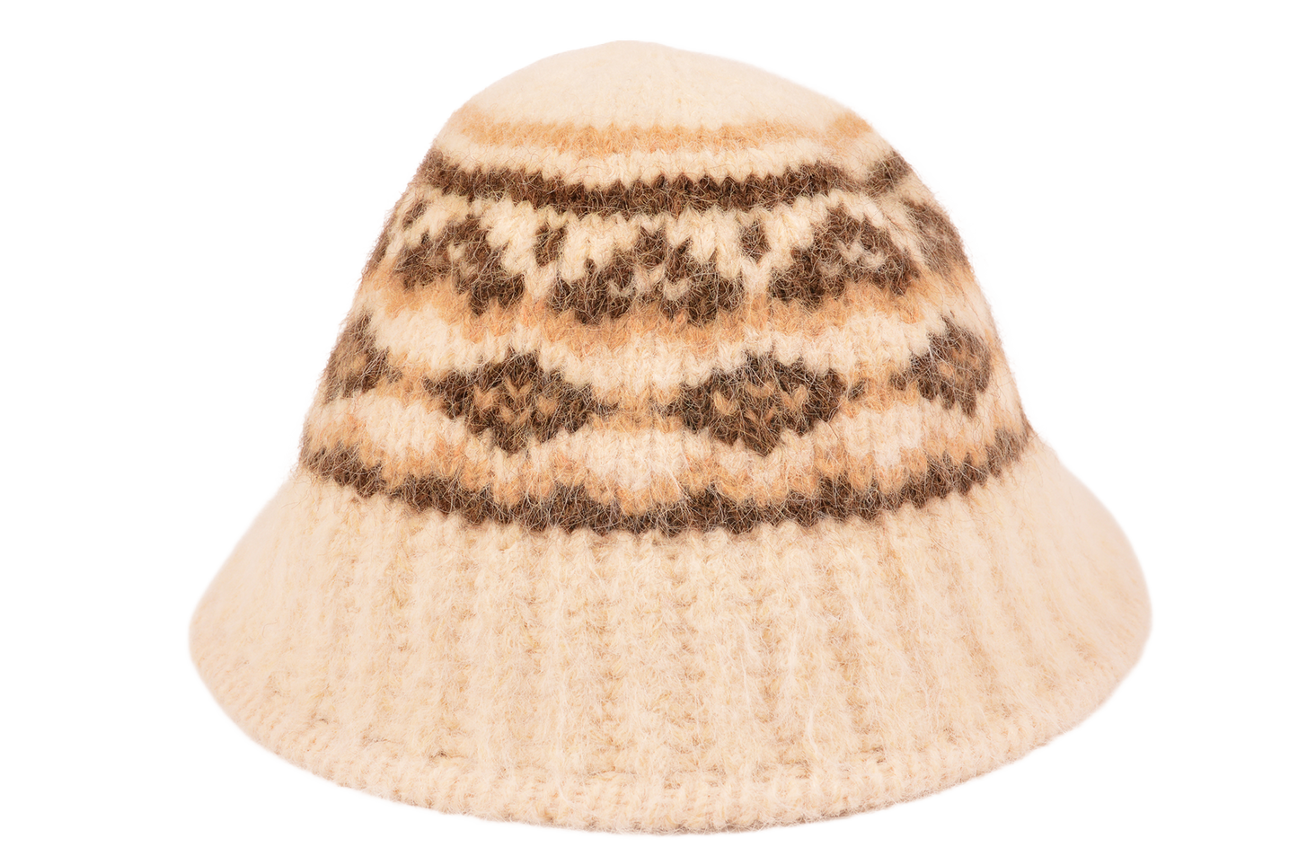 BE FAIRISLE BUCKET HAT