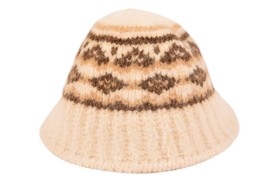 BE FAIRISLE BUCKET HAT