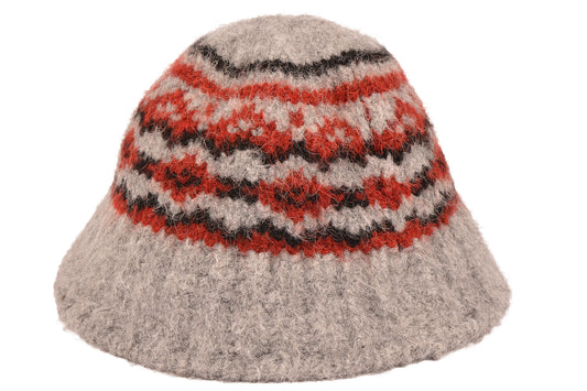 GY FAIRISLE BUCKET HAT
