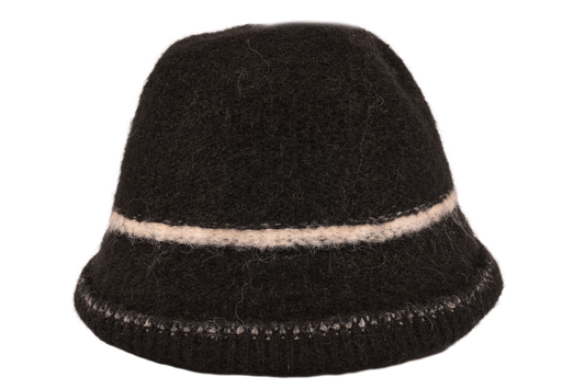 BK BUCKET HAT WITH STRIPE