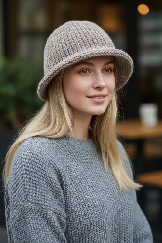 GY ROLLED RIM BUCKET HAT