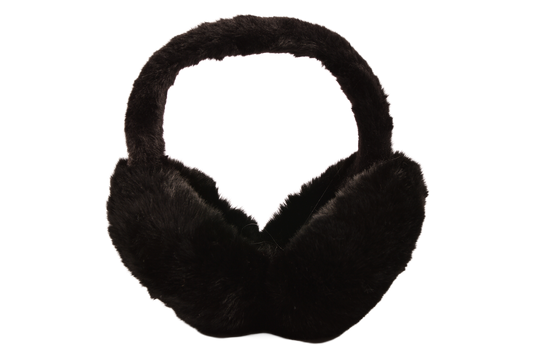 BK FAUX FUR EAR MUFFS