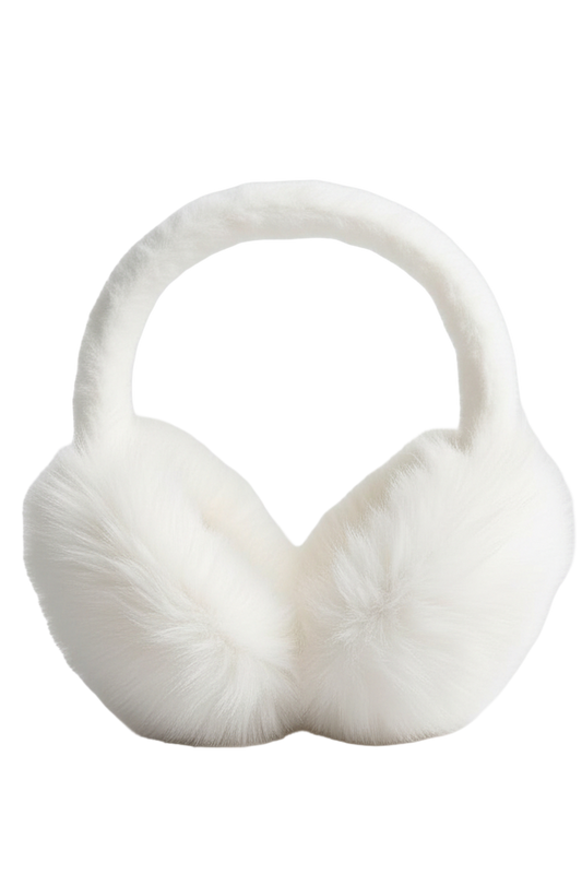 WH FLUFFY FAUX FUR EAR MUFFS