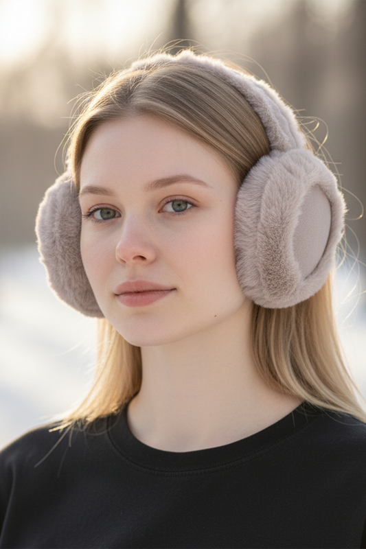 GY FAUX SHEARLING EAR MUFFS