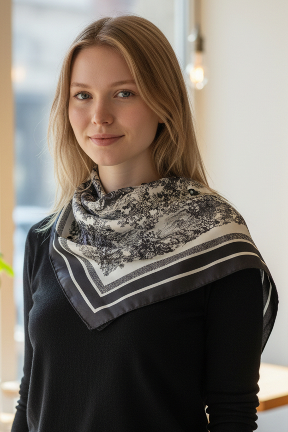 BK 27.5" TOILE SQ SCARF