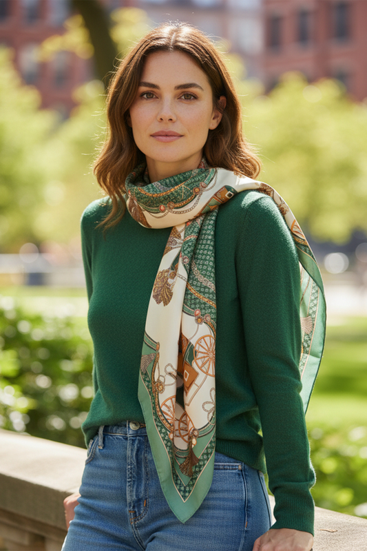 GR 27.5" CARRIAGE SQ SCARF