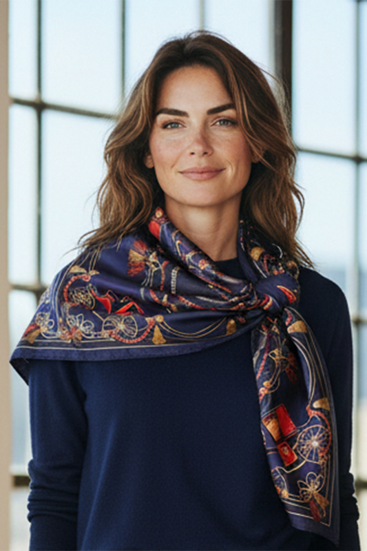 NA 27.5" CARRIAGE SQ SCARF