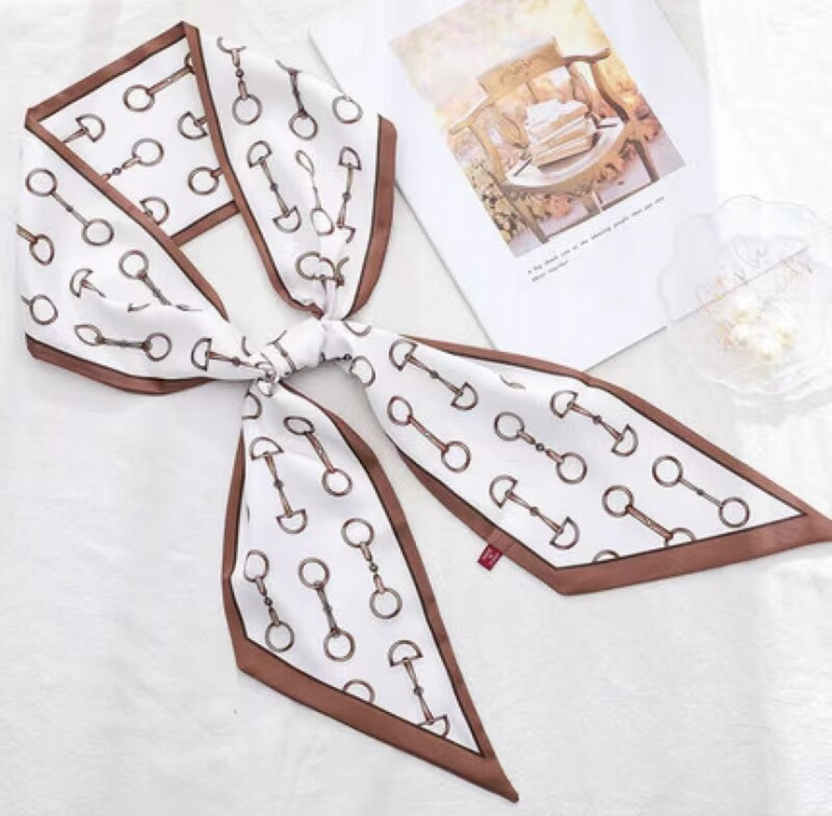 Equestrian Skinny Scarf 5x57"