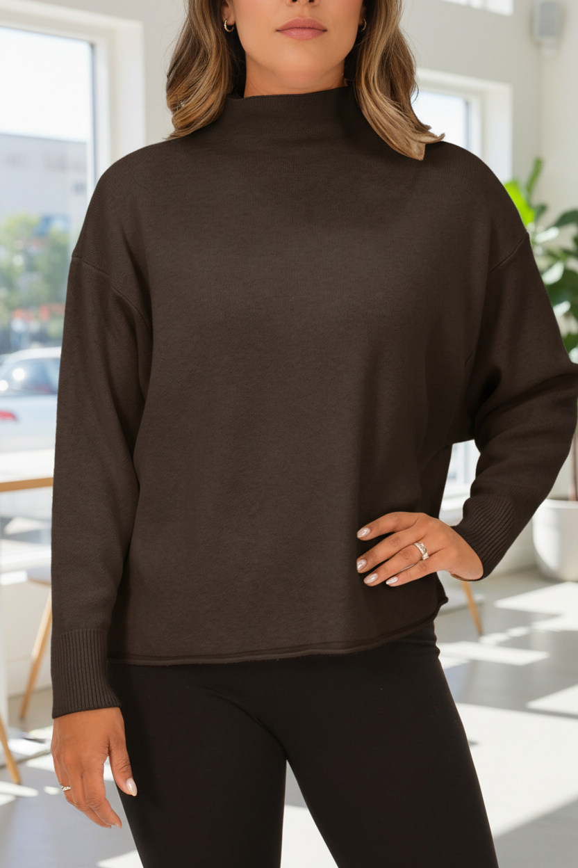 BR MOCK NECK SWEATER