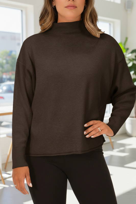 BR MOCK NECK SWEATER