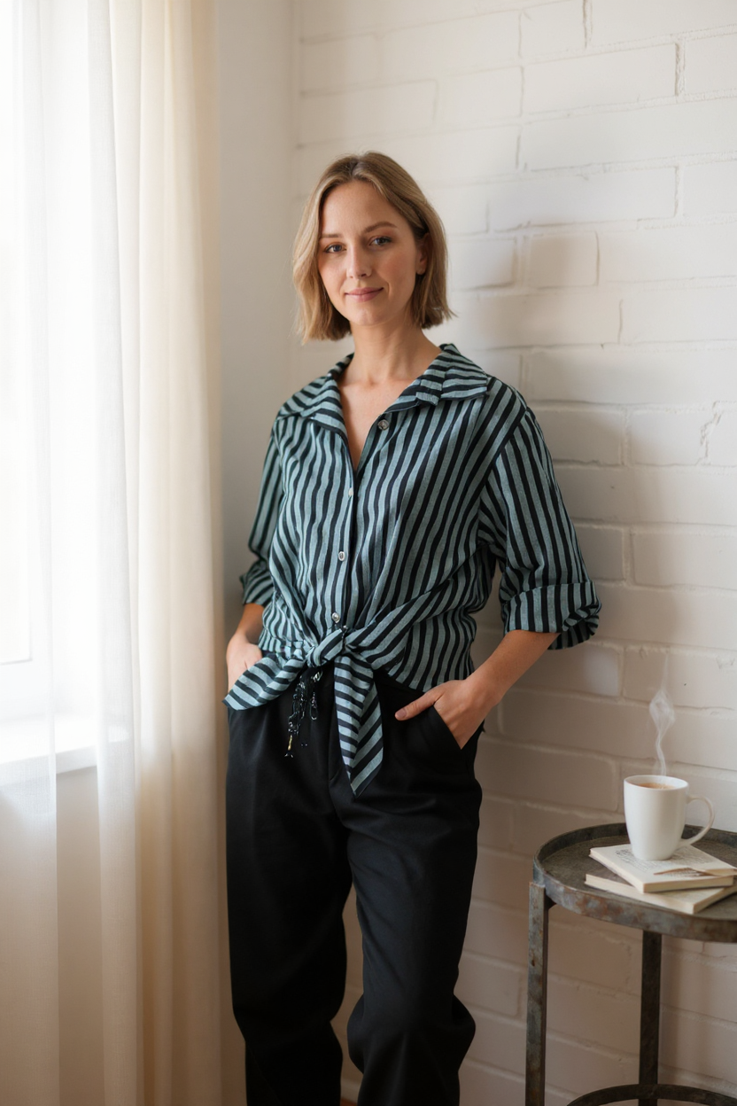 Stripe Button Down Shirt