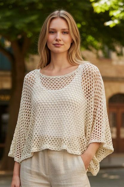 Holey Knit Top