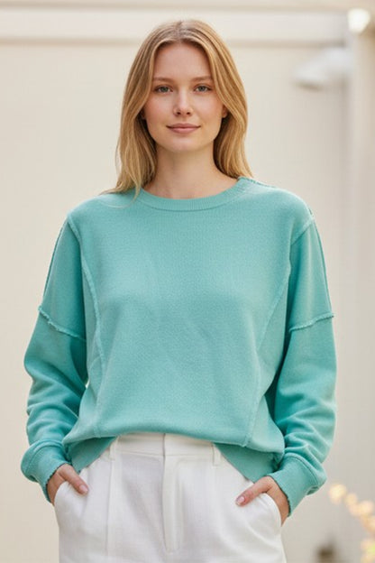 Raw Edge Sweatshirt