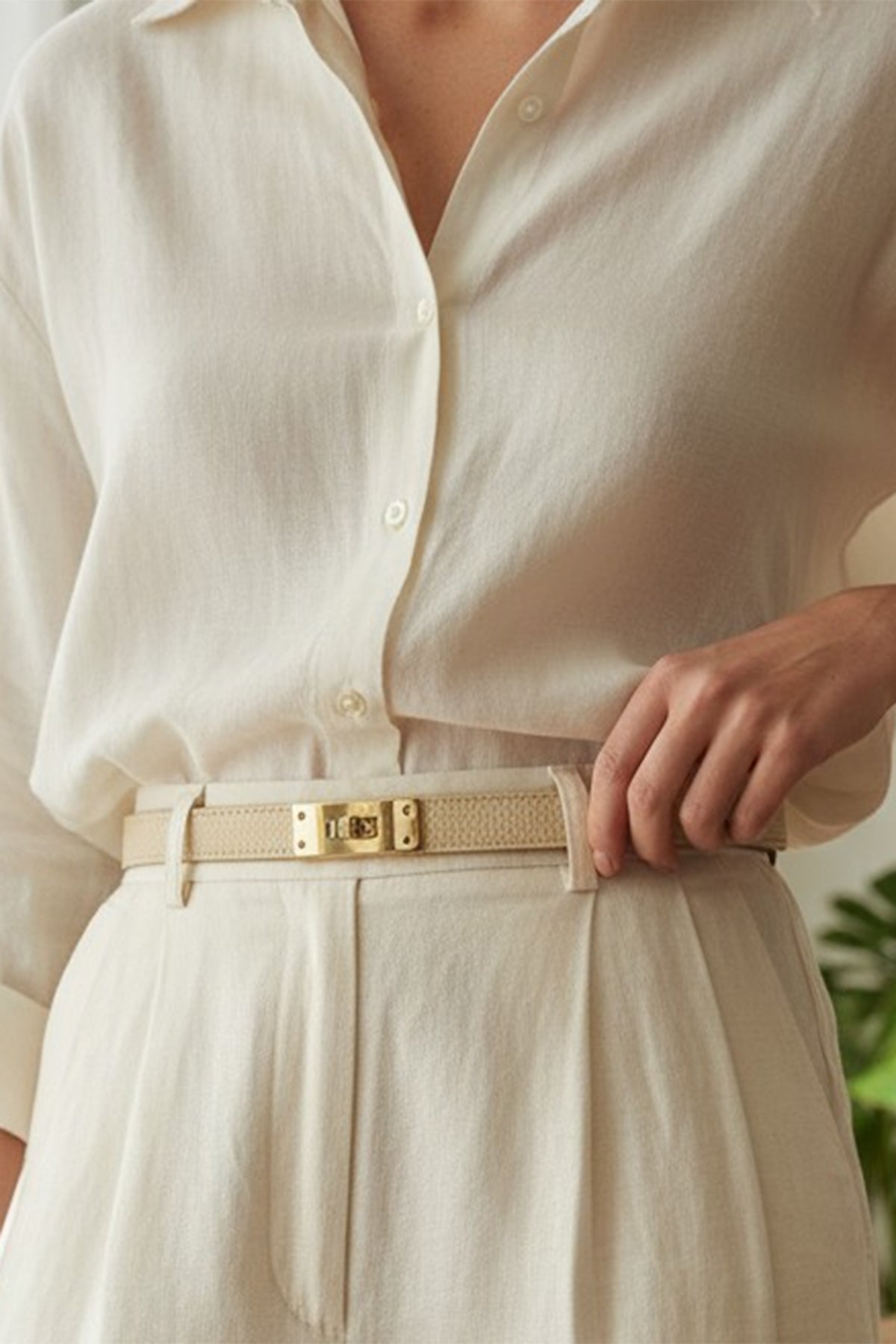 Leather Adjustable Belt