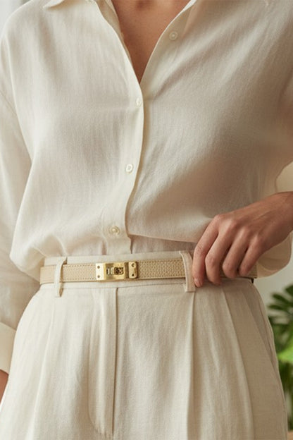 Leather Adjustable Belt