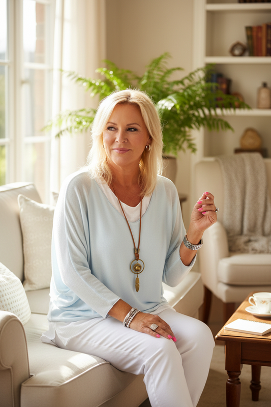 LBL 2PC TUNIC W/NECKLACE